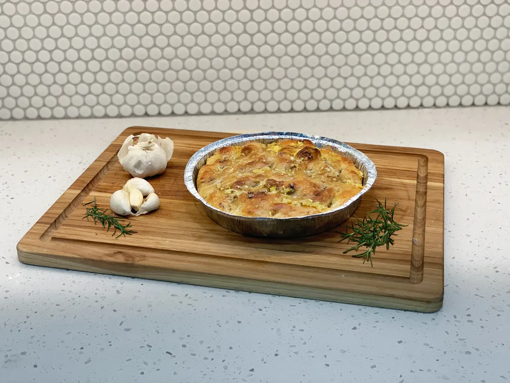 Garlic Rosemary Sourdough Focaccia
